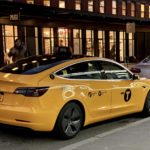 First Tesla Model 3 NYC yellow cab hits the road